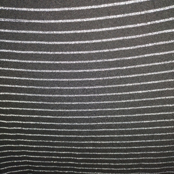 Torrid Black and Silver Off Shoulder Body Con Dress - Picture 3 of 4